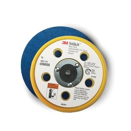 3M 3M Stikit Low Profile Fnshng Disc Pad 05546, 6 in x 11/16 in 5/16-24 Ext 7100029070